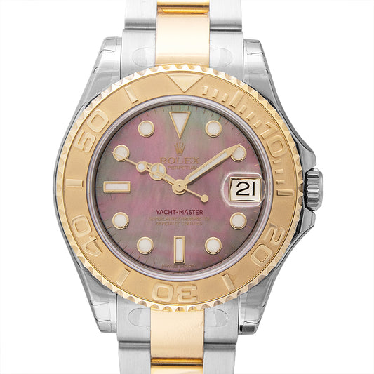 Yacht-Master 35 Rolesor Black Mother of Pearl