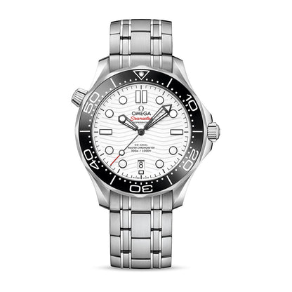 Omega Seamaster Diver 300M Watch, 42mm White Dial, 210.30.42.20.04.001