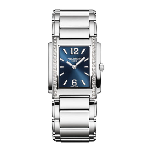 Patek Philippe Twenty~4, Blue Sunburst Dial 4910/1200A-001