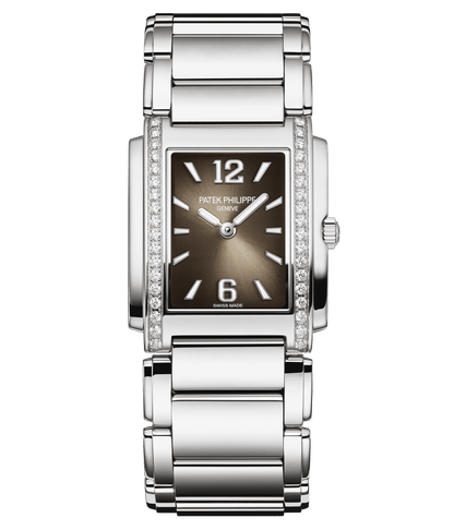 PATEK PHILIPPE TWENTY~4, GRAY SUNBURST DIAL 4910/1200A-010