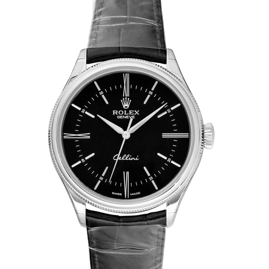 Cellini Time 18ct White Gold Automatic Black Dial Men's Watch