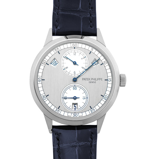 Complications Silver Dial 18K White Gold Men's Calendar Watch
