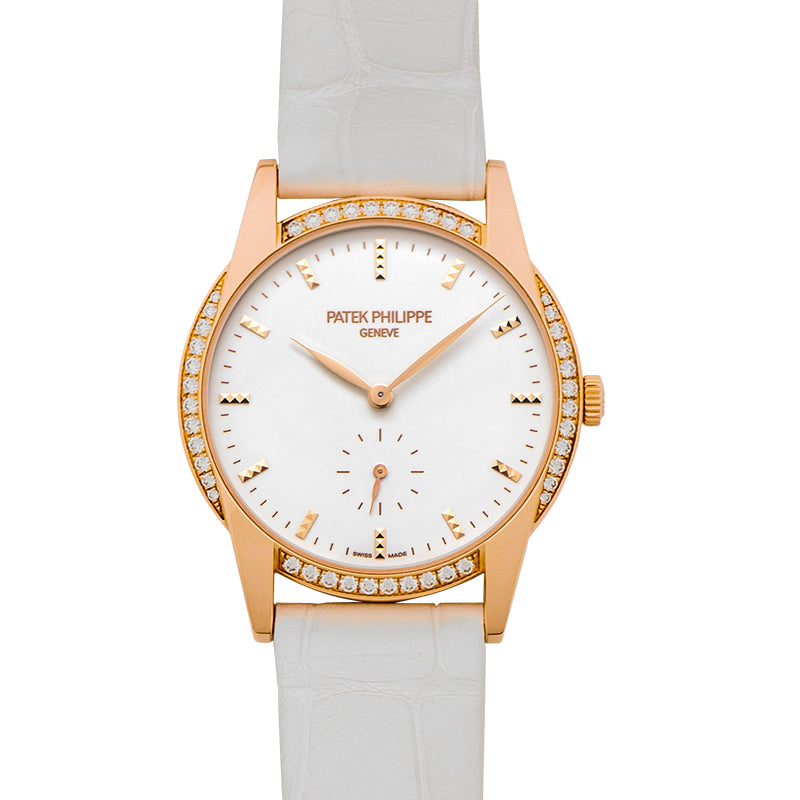 Calatrava White Dial Ladies Watch