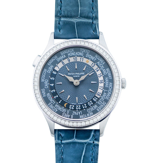 Complications World Time Automatic Diamond Blue Dial Ladies Watch