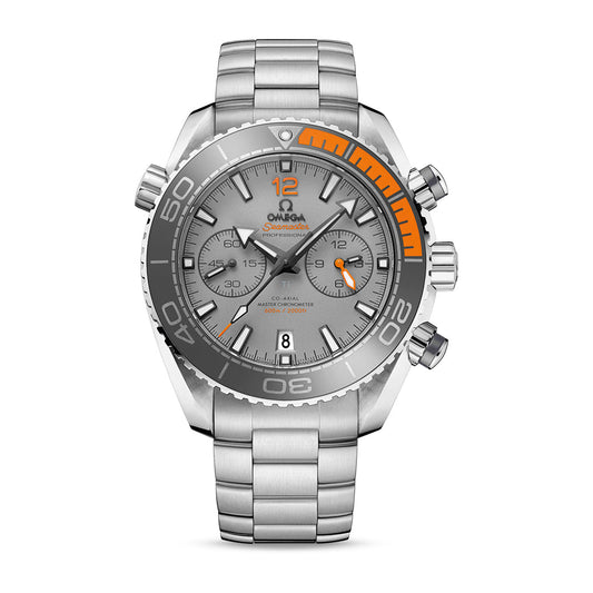 Omega Seamaster Planet Ocean 600M Chronograph Watch, 45mm Grey Dial, 215.90.46.51.99.001