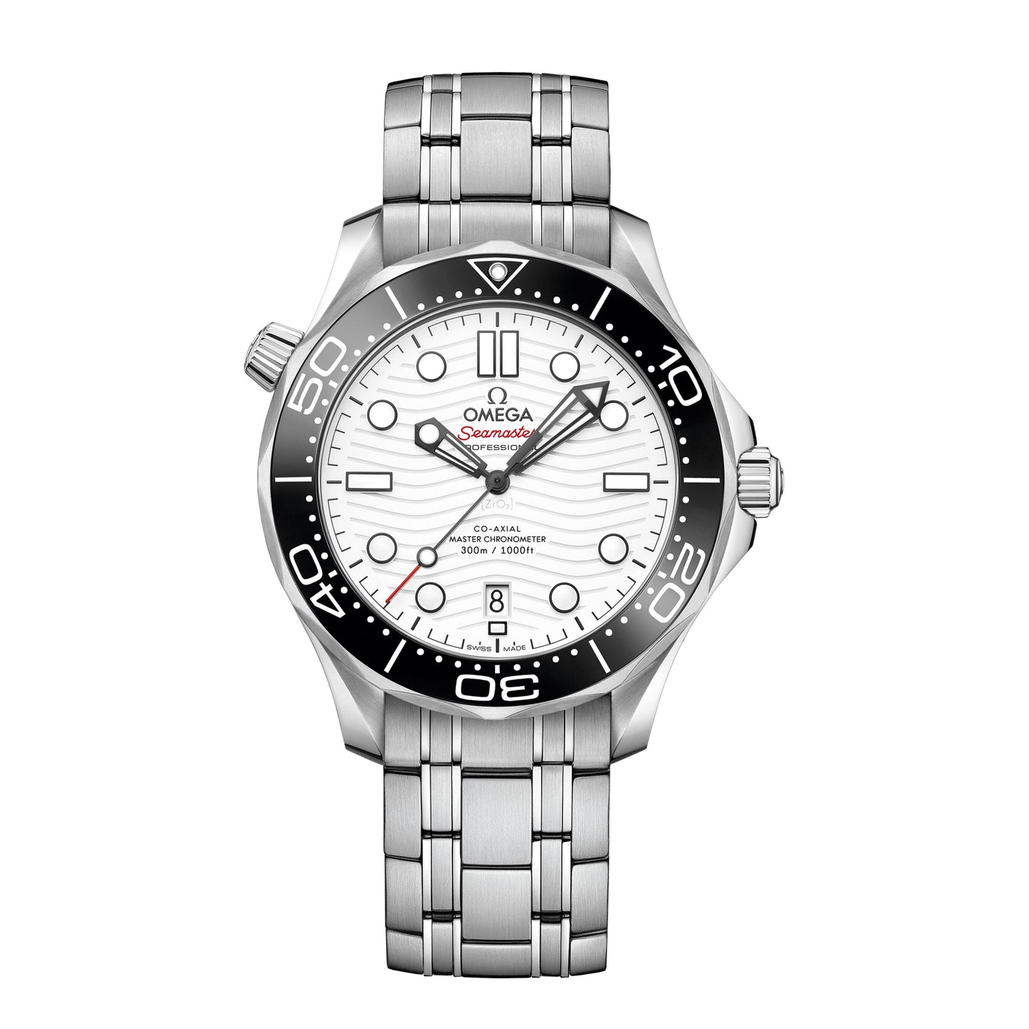 Omega Seamaster Diver 300M Watch, 42mm White Dial, 210.30.42.20.04.001