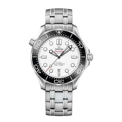 Omega Seamaster Diver 300M Watch, 42mm White Dial, 210.30.42.20.04.001