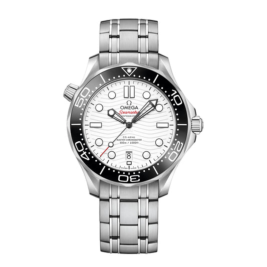 Omega Seamaster Diver 300M Watch, 42mm White Dial, 210.30.42.20.04.001