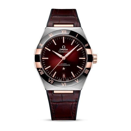Omega Constellation Watch, 41mm Red Dial, 131.23.41.21.11.001