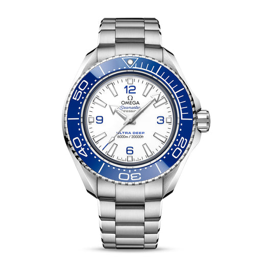 Omega Seamaster Planet Ocean 6000M Watch, 45mm White Dial, 215.30.46.21.04.001