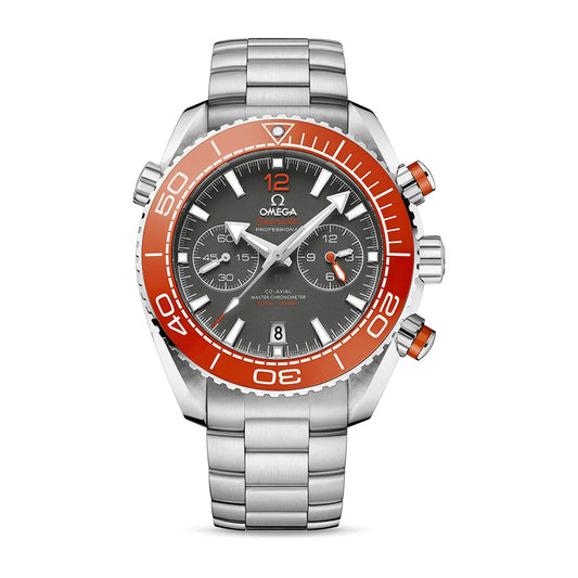 Omega Seamaster Planet Ocean 600M Chronograph Watch, 45mm Grey Dial, 215.30.46.51.99.001