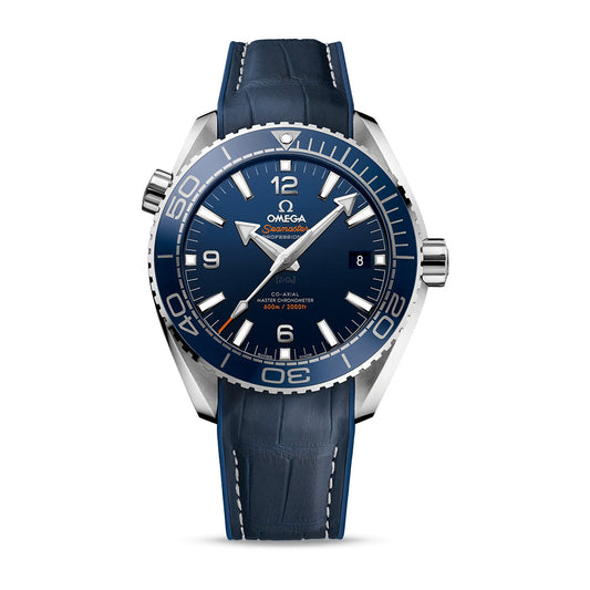Omega Seamaster Planet Ocean 600M Watch, 43mm Blue Dial, 215.33.44.21.03.001