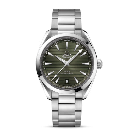 Omega Seamaster Aqua Terra 150M Watch, 41mm Green Dial, 220.10.41.21.10.001