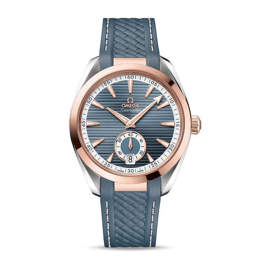 Omega Seamaster Aqua Terra 150M Small Seconds Watch, 41mm Blue Dial, 220.22.41.21.03.001