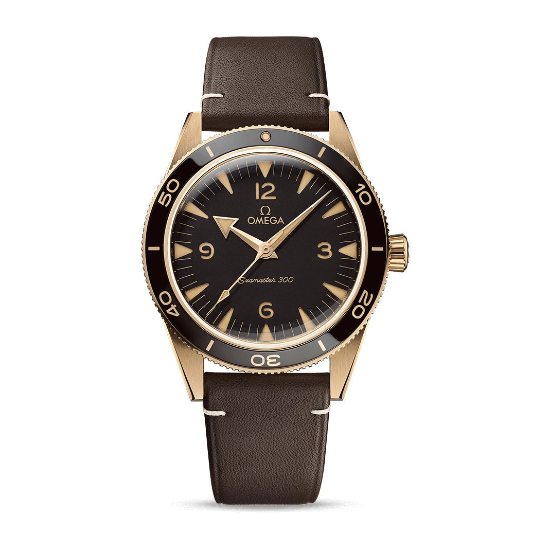 Omega Seamaster Seamaster 300 Watch, 41mm Brown Dial, 234.92.41.21.10.001