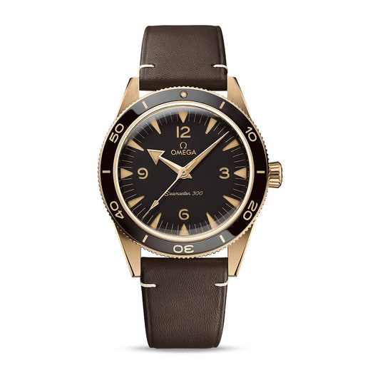 Omega Seamaster Seamaster 300 Watch, 41mm Brown Dial, 234.92.41.21.10.001