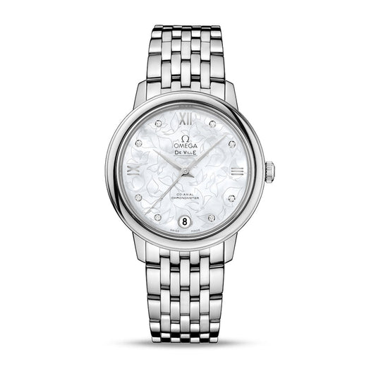 Omega De Ville Prestige Chronometer Watch, 33mm White Dial, 424.10.33.20.55.001