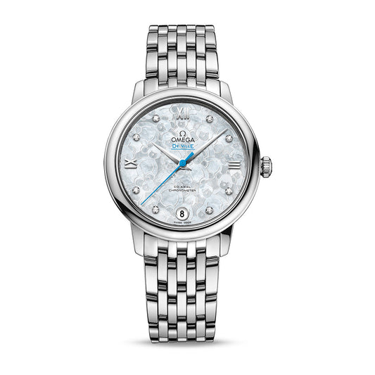 Omega De Ville Prestige Chronometer Watch, 33mm White Dial, 424.10.33.20.55.004