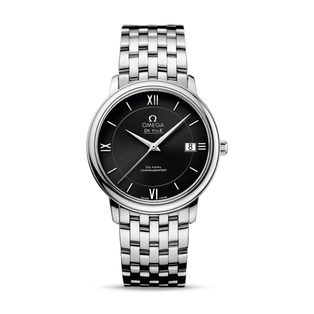 Omega De Ville Prestige Chronometer Watch, 36mm Black Dial, 424.10.37.20.01.001