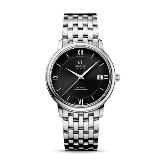 Omega De Ville Prestige Chronometer Watch, 36mm Black Dial, 424.10.37.20.01.001