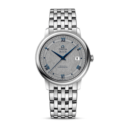 Omega De Ville Prestige Chronometer Watch, 39mm Grey Dial, 424.10.40.20.06.002