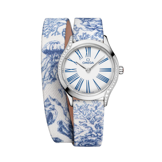 Omega De Ville Mini Tresor Quartz Watch, 26mm White Dial, 428.17.26.60.04.001