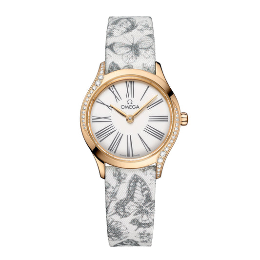 Omega De Ville Mini Tresor Quartz Watch, 26mm White Dial, 428.57.26.60.04.002