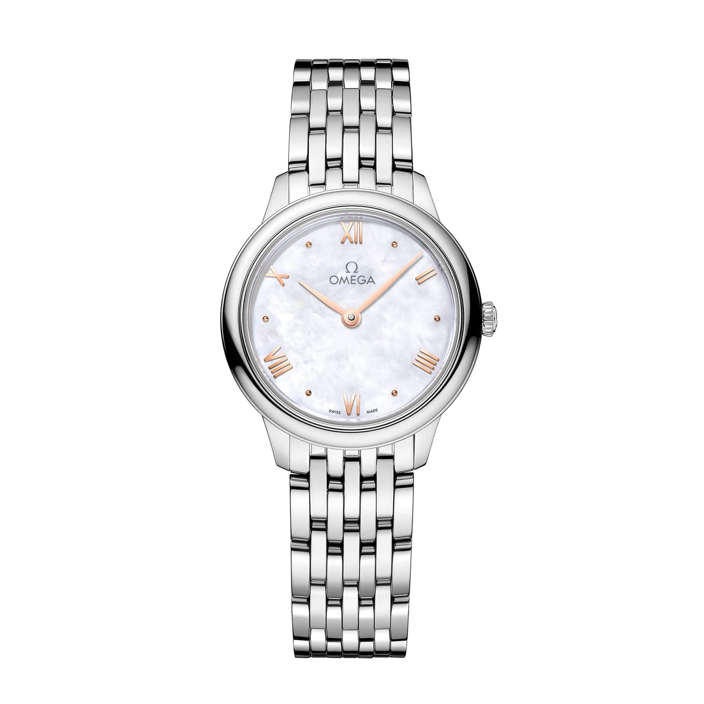 Omega De Ville Prestige Watch, 27mm Mother Of Pearl Dial, 434.10.28.60.05.001