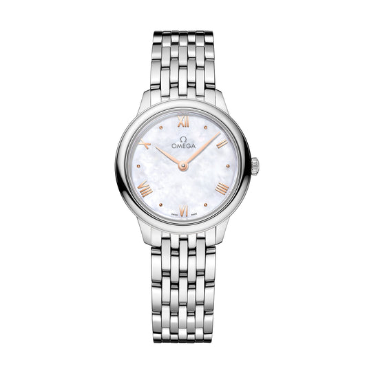 Omega De Ville Prestige Watch, 27mm Mother Of Pearl Dial, 434.10.28.60.05.001