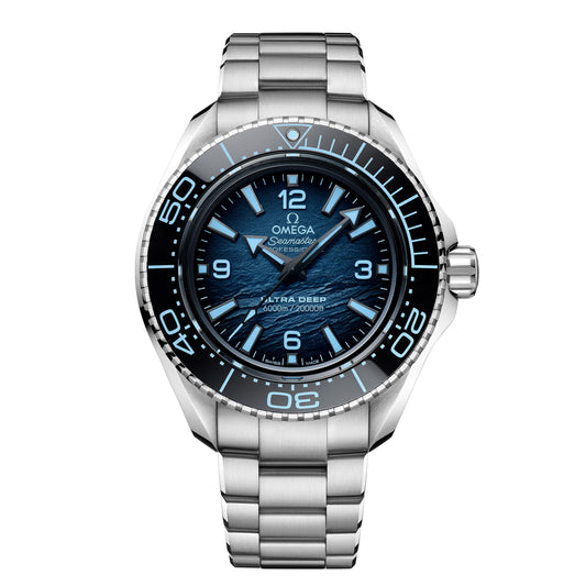 Omega Seamaster Ultra Deep 6000m Watch, 45mm Summer Blue Dial, 215.30.46.21.03.002