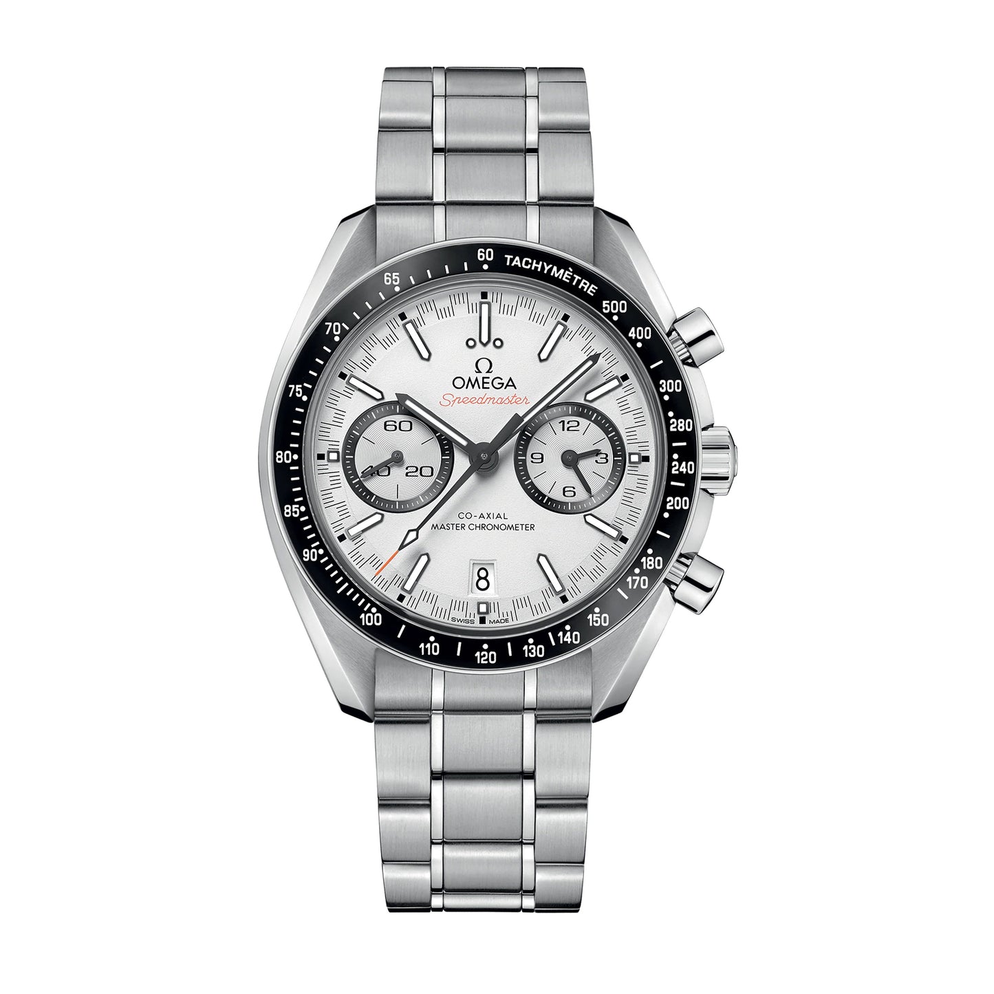 Omega Speedmaster Racing Chronograph Watch, 44mm White Dial, 329.30.44.51.04.001