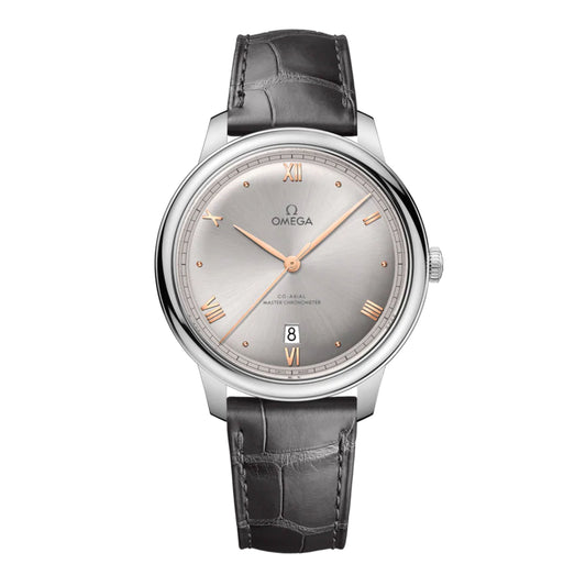 Omega De Ville Prestige Watch, 40mm Silver Dial, 434.13.40.20.06.001