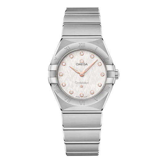 Omega Constellation Quartz Watch, 28mm Silver Dial, 131.10.28.60.52.001