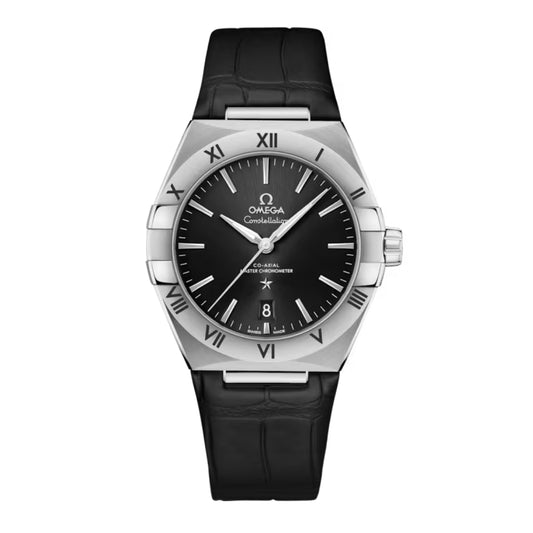 Omega Constellation Watch, 39mm Black Dial, 131.13.39.20.01.001