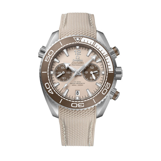 Omega Seamaster Planet Ocean 600m Chronograph Watch, 46mm Tan Dial, 215.32.46.51.09.001