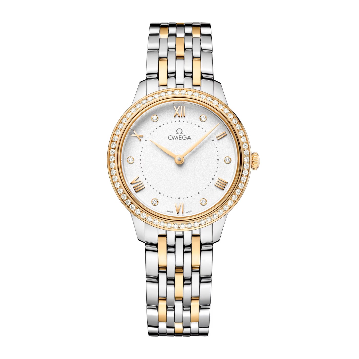 Omega De Ville Prestige Watch, 30mm Silver Dial, 434.25.30.60.52.002