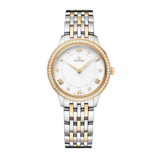 Omega De Ville Prestige Watch, 30mm Silver Dial, 434.25.30.60.52.002