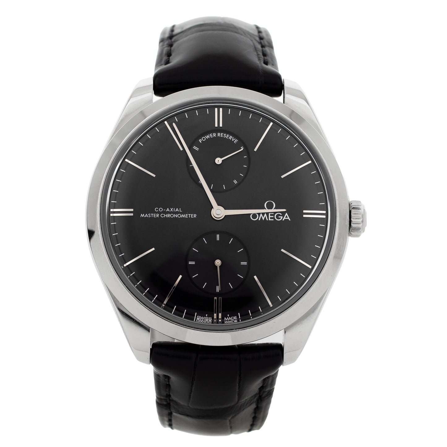 Omega De Ville Tresor Stainless Steel Black Dial 40mm 435.13.40.22.01.001 Full Set