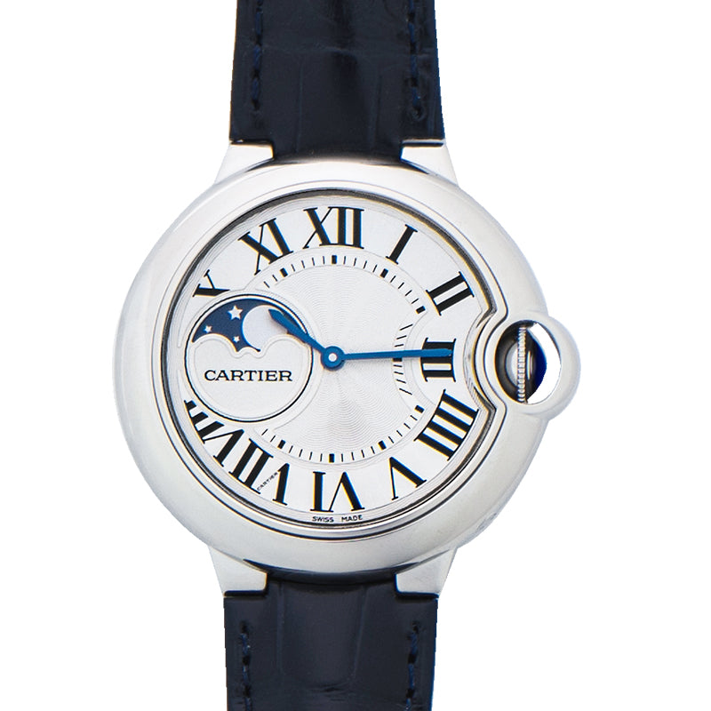 Ballon de Cartier Automatic Silver Dial Steel Ladies Watch