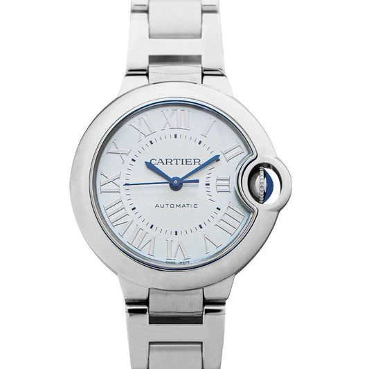 Ballon Bleu de Cartier Automatic Blue Dial Stainless Steel Ladies Watch