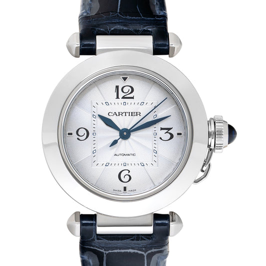 Pasha de Cartier Automatic Silver Dial Steel Ladies Watch