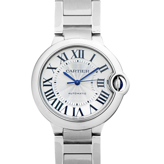 Ballon Bleu de Cartier Automatic Silver Dial Stainless Steel Ladies Watch