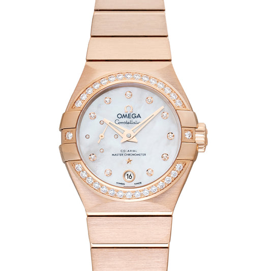 Constellation Automatic Mother of pearl Dial 18kt Rose Gold Ladies Watch