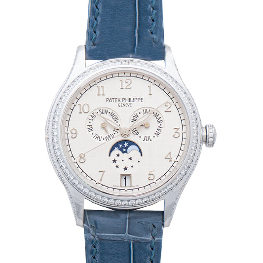 Complications Automatic White Dial 18kt White Gold  141 diamonds (~1.28 ct). Ladies Watch
