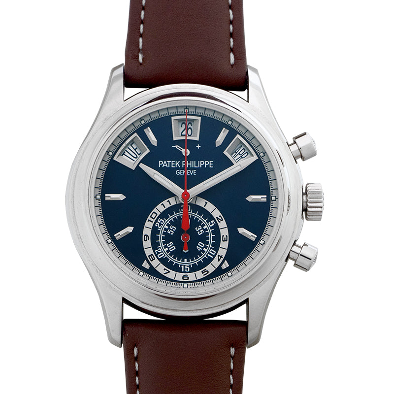 Complications Automatic Blue Dial 18kt White Gold Men's Watch