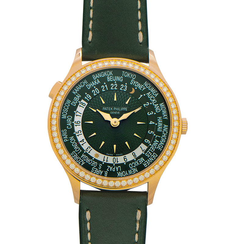 Complications Automatic Green Dial 18kt Rose Gold Men's Watch