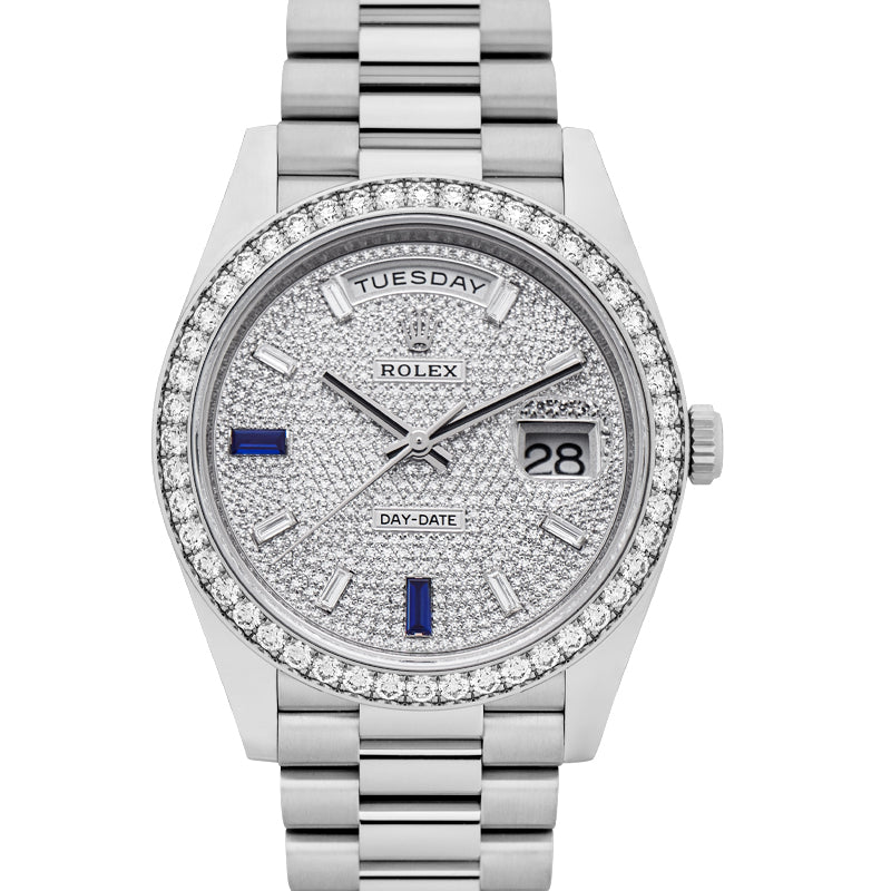 Day Date Automatic Diamond Dial None Men's Watch