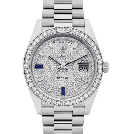 Day Date Automatic Diamond Dial None Men's Watch