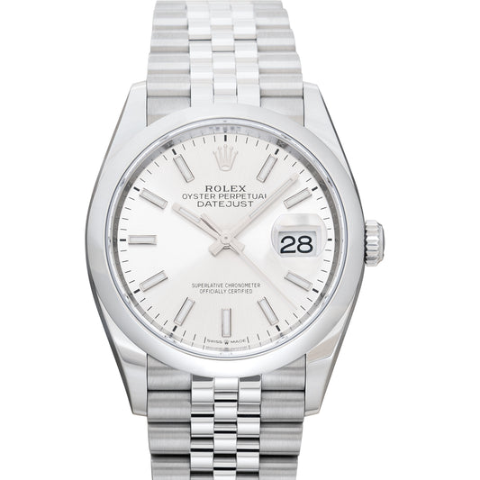 Datejust Automatic Silver-tone Dial Stainless Steel Unisex Watch