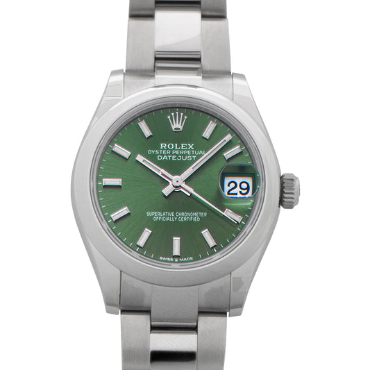 Datejust 31 Stainless Steel Automatic Green Dial Ladies Watch